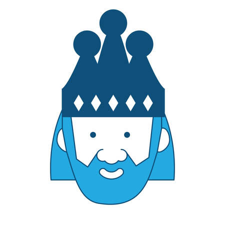 Cartoon king iconのイラスト素材