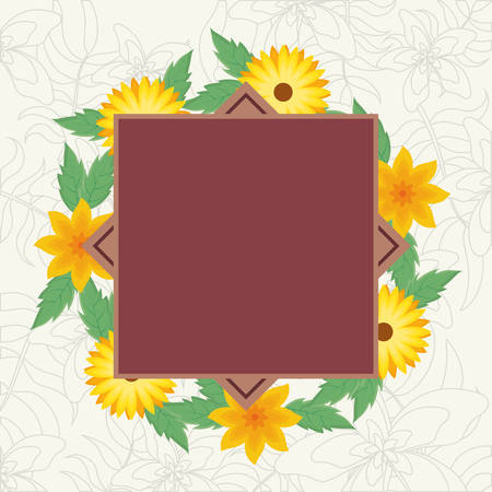 Tropical flowers design.のイラスト素材