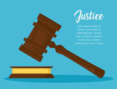 Law and justice designのイラスト素材