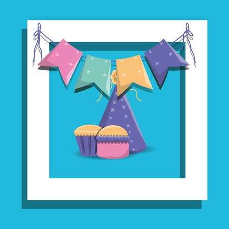 Happy birthday designのイラスト素材