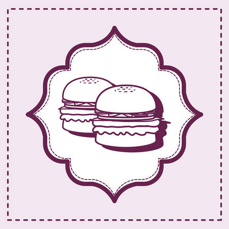 Fast food designのイラスト素材