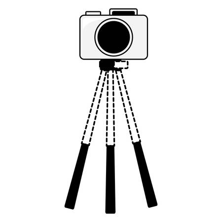 photographic camera iconのイラスト素材