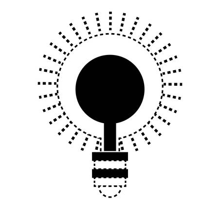 bright light bulb icon Vector illustration.のイラスト素材