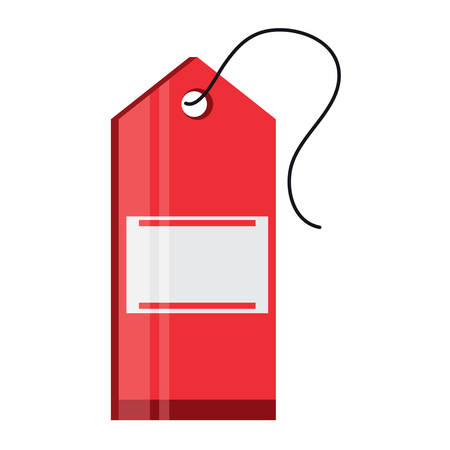 Price tag icon over white background, colorful design. vector illustrationのイラスト素材