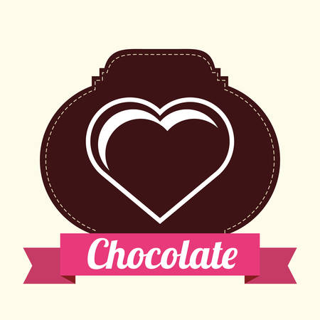 Chocolate candies designのイラスト素材
