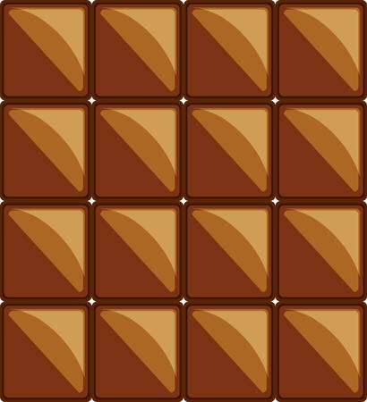 Chocolate bar designのイラスト素材