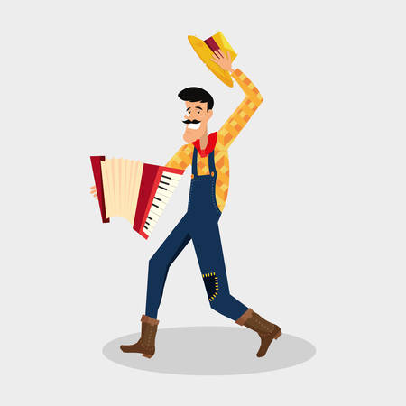 Festa Junina designのイラスト素材