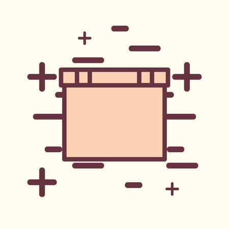 Box icon imageのイラスト素材
