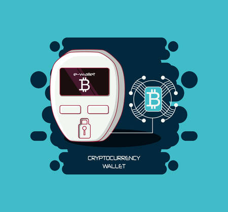 Cryptocurrency design concept.のイラスト素材