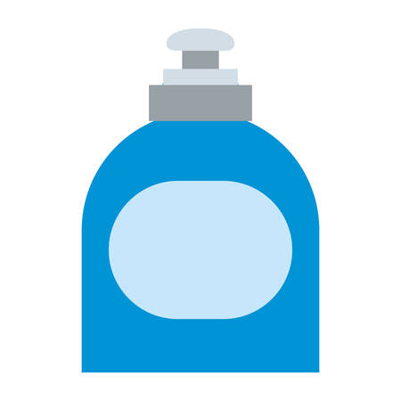 Cleaning bottle icon over white background, colorful design vector illustrationのイラスト素材