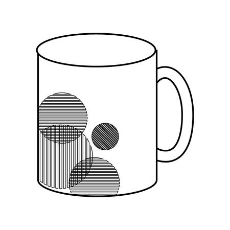 Corporate brand mug icon illustration on white background.のイラスト素材