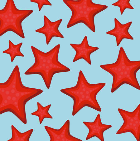 Background design icon, seamless star pattern backgroundのイラスト素材
