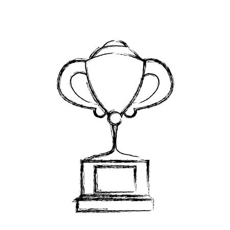 Sport trophy cup illustration.のイラスト素材