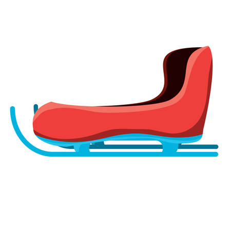 Snow sled icon.のイラスト素材