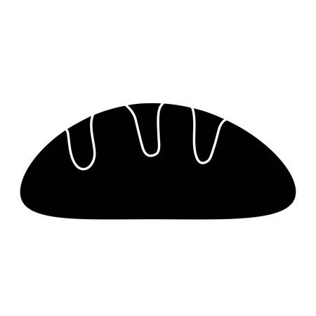 bread icon over white background, vector illustrationのイラスト素材