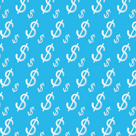 Money symbols background, colorful design. vector illustrationのイラスト素材
