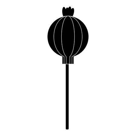 lollipop candy icon over white background, vector illustrationのイラスト素材