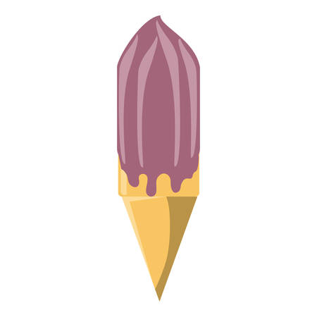 ice cream icon over white background, vector illustrationのイラスト素材
