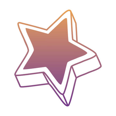 star icon over white background, vector illustrationのイラスト素材