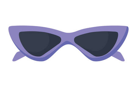 womans sunglasses icon over white background, colorful design. vector illustrationのイラスト素材