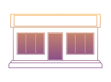 shop icon over white background, colorful design. vector illustrationのイラスト素材