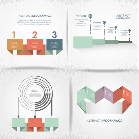 abstract infographics sketches set icons vector illustration designのイラスト素材