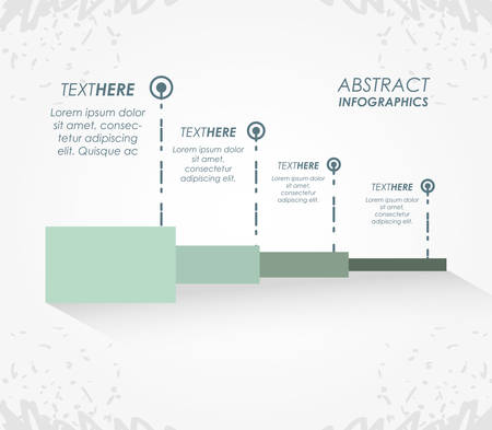 abstract infographics with bars sketches vector illustrationのイラスト素材
