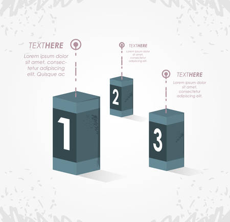 abstract infographics with numbers sketches vector illustrationのイラスト素材
