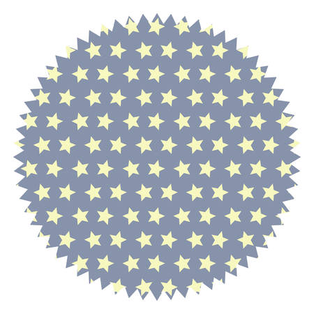 seal stamp with stars pattern over background, vector illustrationのイラスト素材