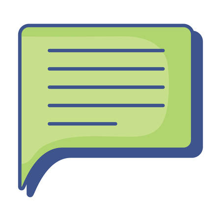 speech bubble icon over white background, vector illustrationのイラスト素材