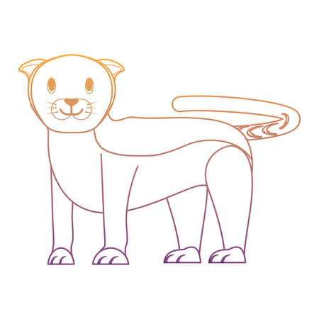 cute kitty icon over white background, colorful design. vector illustrationのイラスト素材