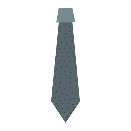 necktie accessory on white background vector illustrationのイラスト素材