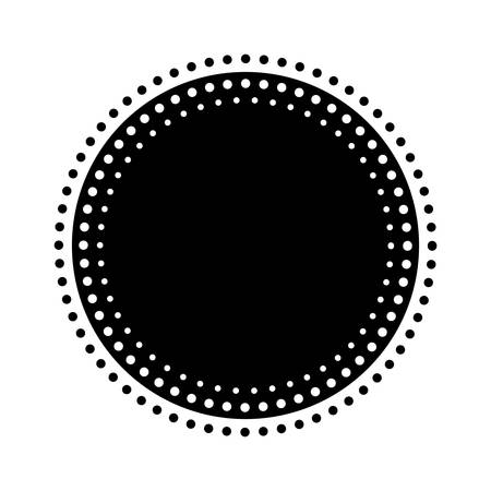 circle seal stamp icon vector illustration designのイラスト素材