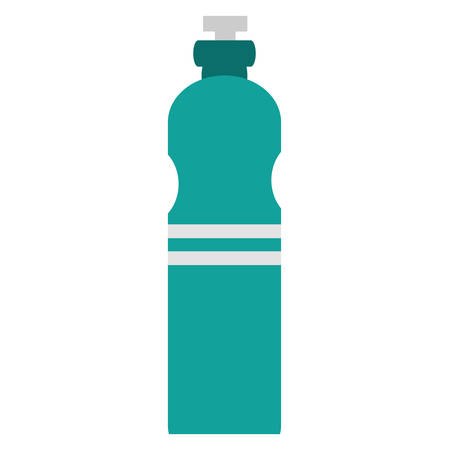 sport bottle icon over white background, vector illustrationのイラスト素材