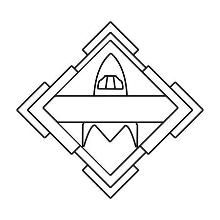 astronomy space rocket mission planet  vector illustrationのイラスト素材