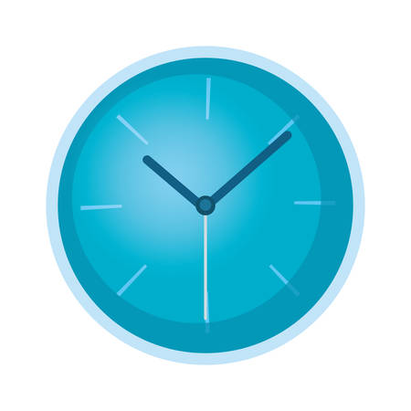 round clock accessory on white background vector illustrationのイラスト素材