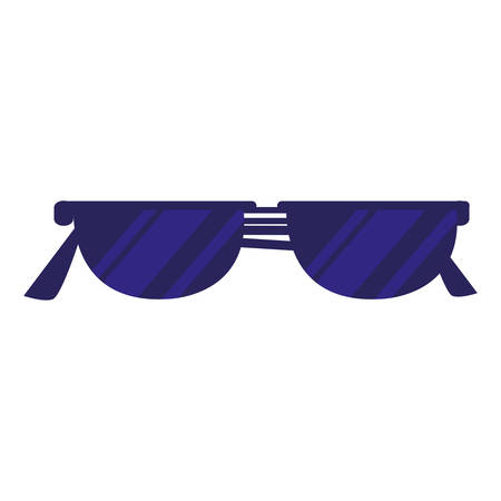 sunglasses icon over white background, vector illustrationのイラスト素材