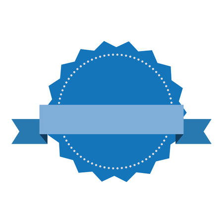 label ribbon banner blank template vector illustrationのイラスト素材