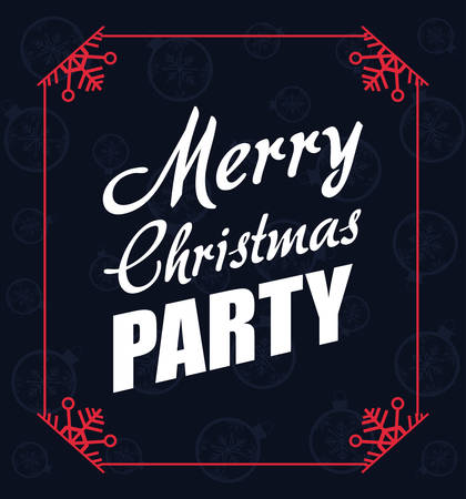 merry christmas greeting card celebration vector illustrationのイラスト素材