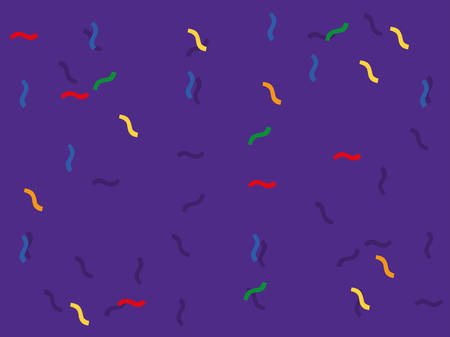colorful confetti background, vector illustration