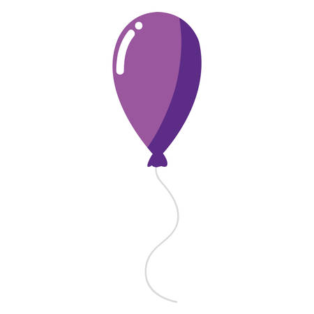 balloon icon over white background, vector illustrationのイラスト素材
