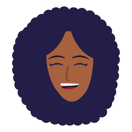 Cartoon woman icon over white background, vector illustrationのイラスト素材