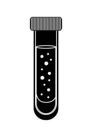tube test isolated icon vector illustration designのイラスト素材