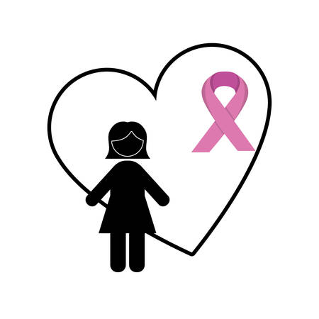 beautiful woman silhouette avatar character vector illustration designのイラスト素材