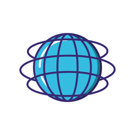sphere browser isolated icon vector illustration designのイラスト素材