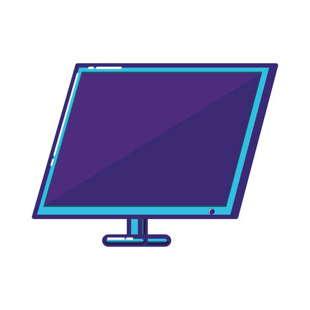 monitor computer desktop icon vector illustration designのイラスト素材