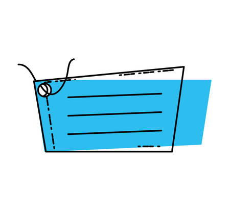 commercial tag hanging icon vector illustration designのイラスト素材