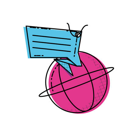 sphere browser with commercial hanging vector illustration designのイラスト素材