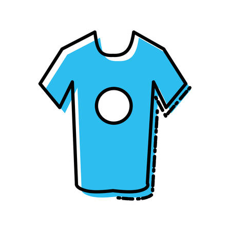 shirt man isolated icon vector illustration designのイラスト素材