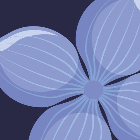 tropical flower icon over blue background vector illustrationのイラスト素材